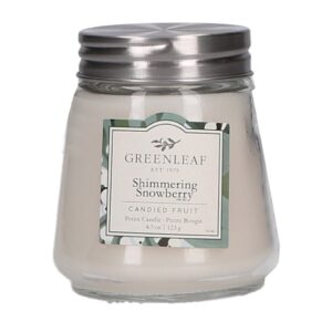 Мерехтливий Сніжник Greenleaf Свічка Мініатюрна